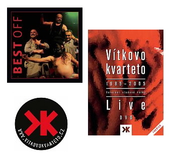 VÍTKOVO KVARTETO - Live - akční set - (2CD+DVD+placka)